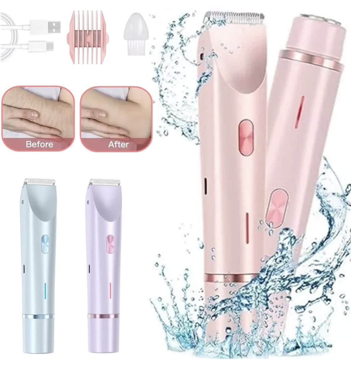 Theravia™ 2-in-1 Women’s Body Shaver