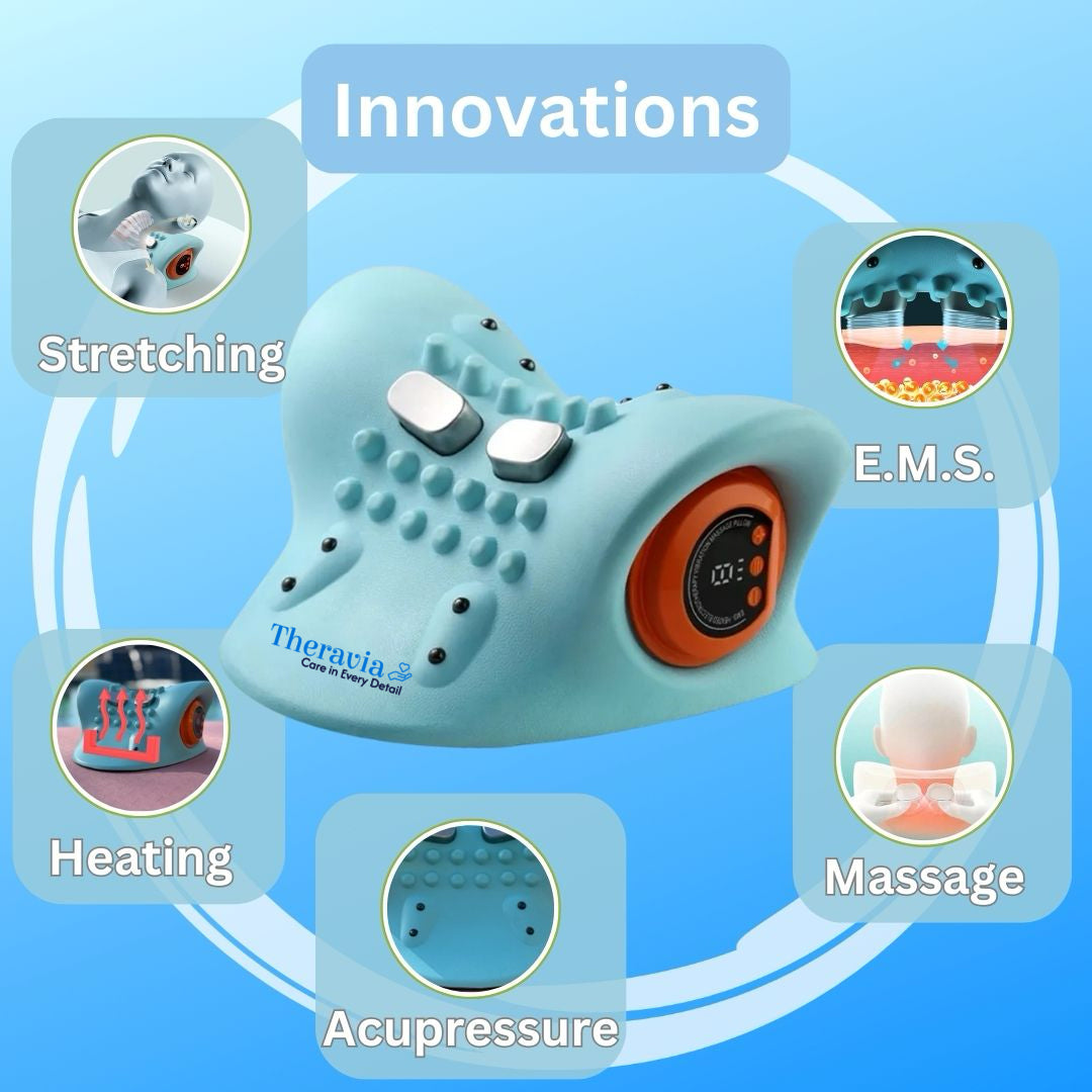 Theravia™ - Neck Massager with EMS, 4 in 1