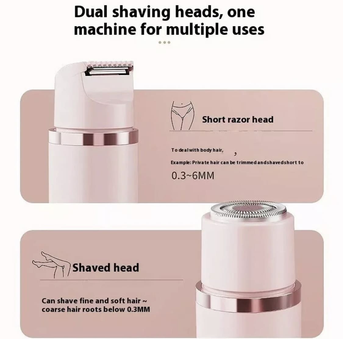 Theravia™ 2-in-1 Women’s Body Shaver